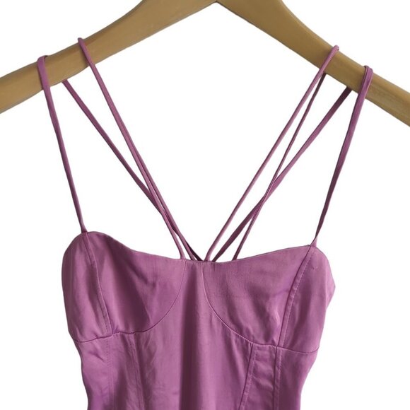 Zara Satin-Effect Strappy Bodysuit - Picture 7 of 8